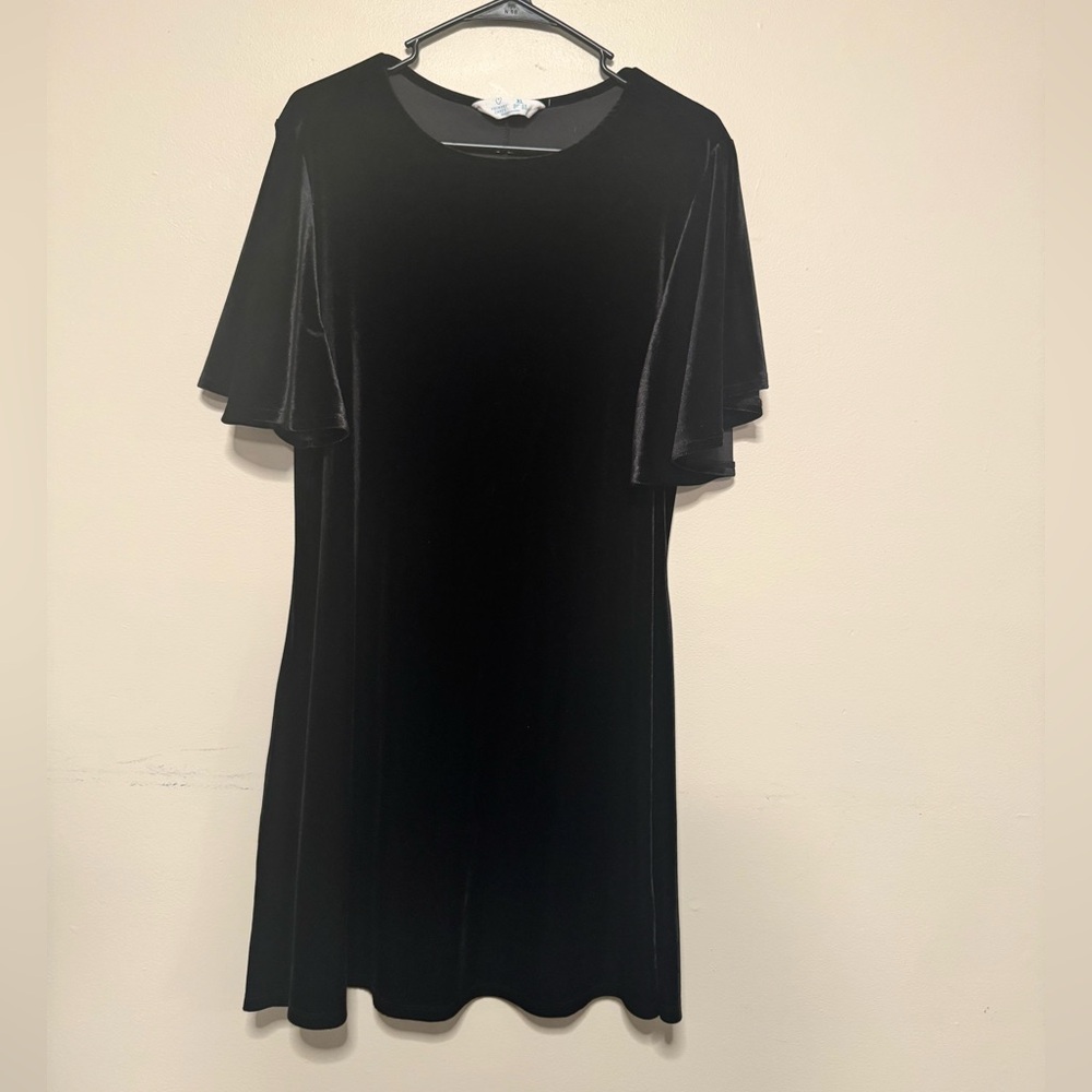 Primark Black Velvet Dress